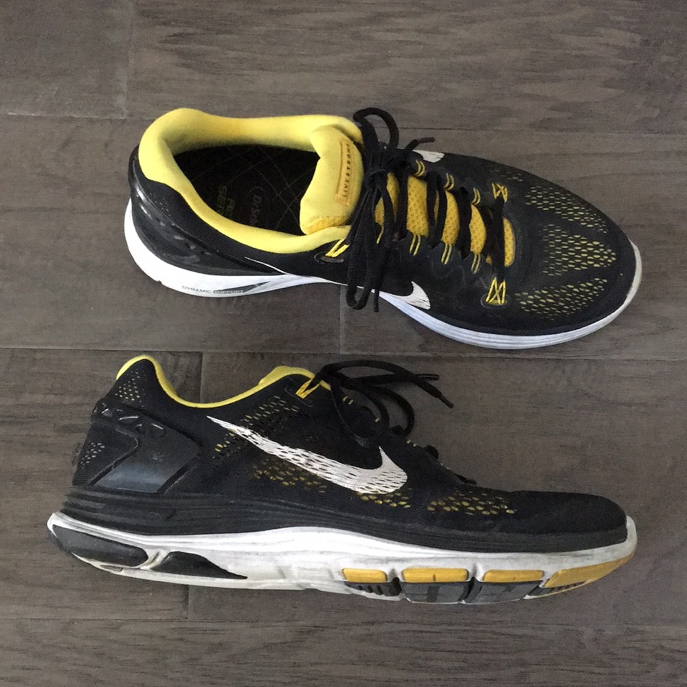 Nike black Lunarglide (Lunarlon) shoes